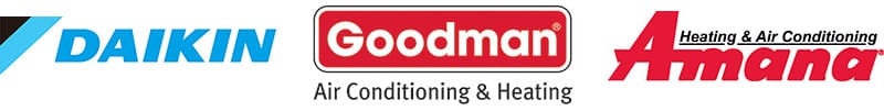 Amana/Daikin/Goodman logos