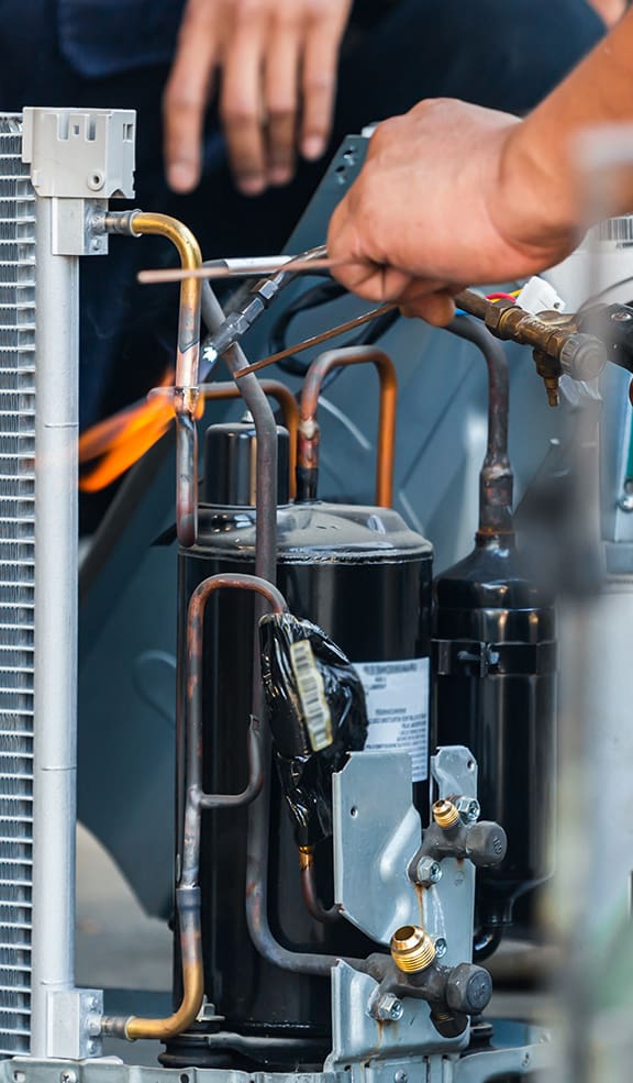 Close up of Air Conditioning Repair